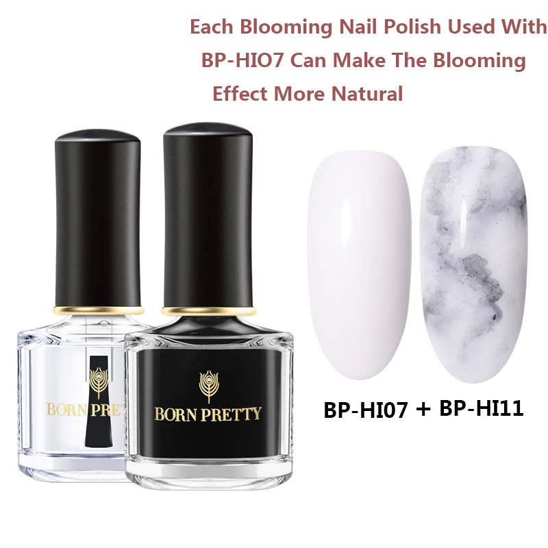 Set 11 BORN PRETTY лак для ногтей с акварельными чернилами 6 мл Smuoce Blossom лак для ногтей долговечный DIY Дизайн Маникюр - Цвет: Set 11