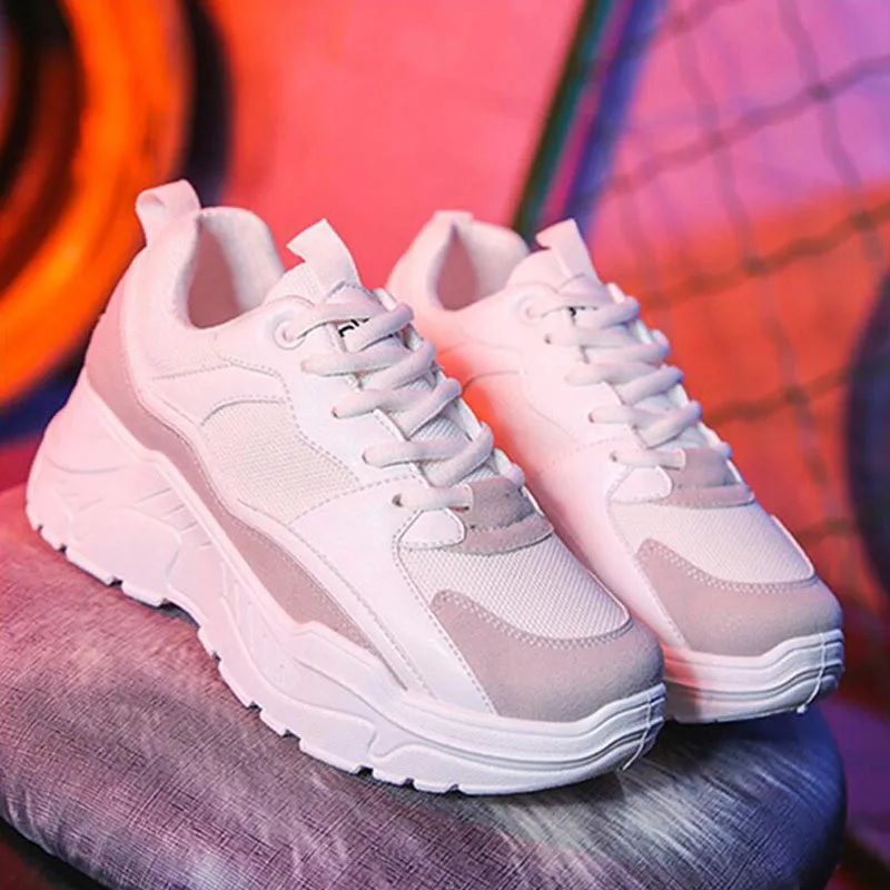 Новинка 2019 весенне осенняя женская повседневная обувь спортивная прогулочная