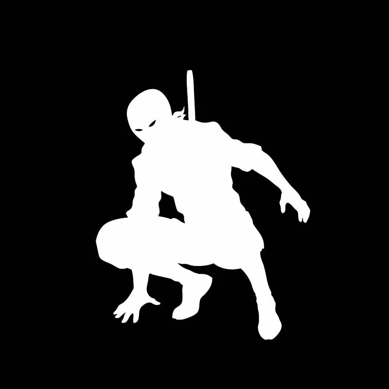 15*12 см Ninja в темноте яркая наклейка воин покрывающая тело солдата автомобильная