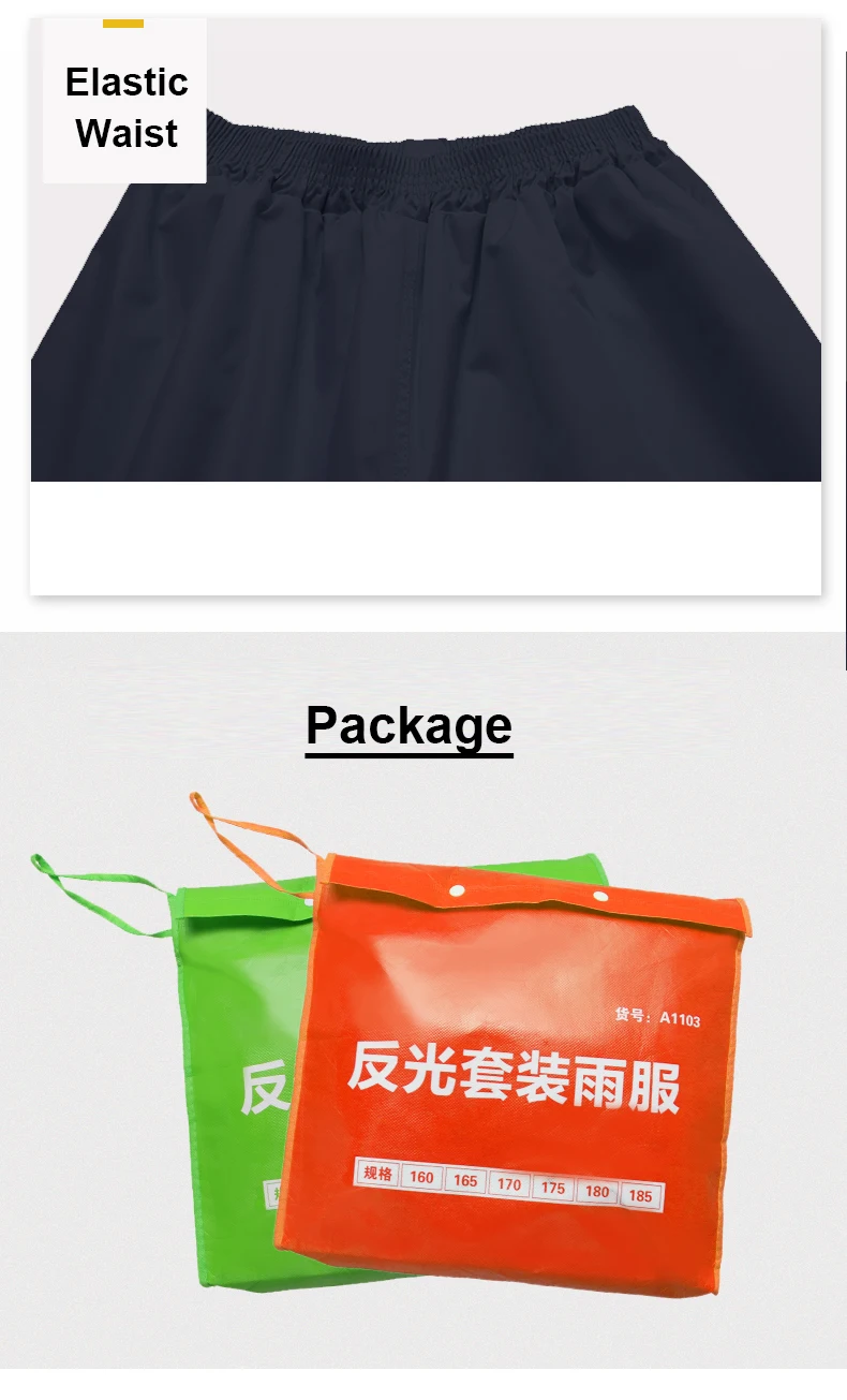 Hi Vis куртка темно-синяя Защитная куртка Рабочая одежда мужская водонепроницаемая дождевик