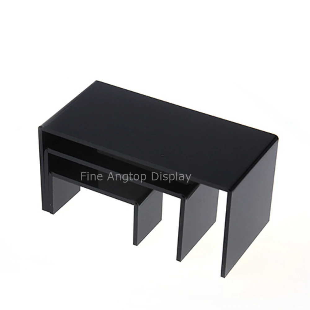 3 шт. черные кошельки сумка акриловый держатель витрина ложки полка стояк магазин