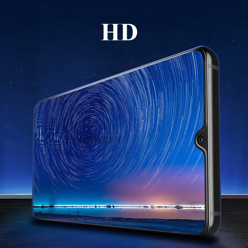 Protector de pantalla de vidrio templado para tel&eacute;fono Huawei Honor 10i, pel&iacute;cula de vidrio templado para Huawei Honor 10i, HRY-LX1T, Huawei P Smart + 2019, 2 uds.-3
