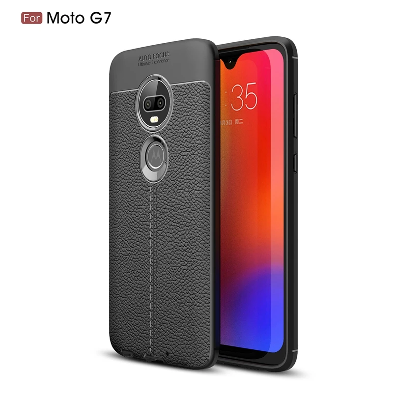 Для Motorola Moto G7 / MotoG7 защитная задняя крышка телефона смартфона Мягкий
