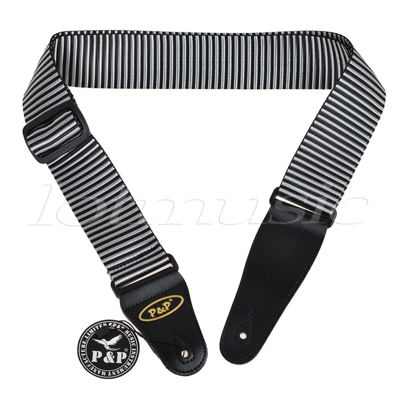 Гитарный ремень с кожаным наконечником нейлоновые регулируемые аксессуары