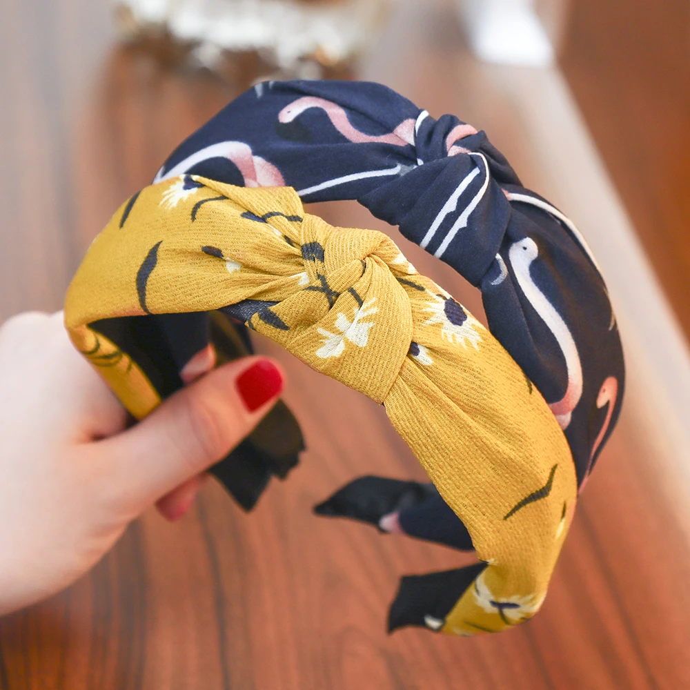 

Levao Hairband Plaid Print Plastics Headband Women Girl Hair heads Hoop Bands for Girls Bezel Hair Accessories
