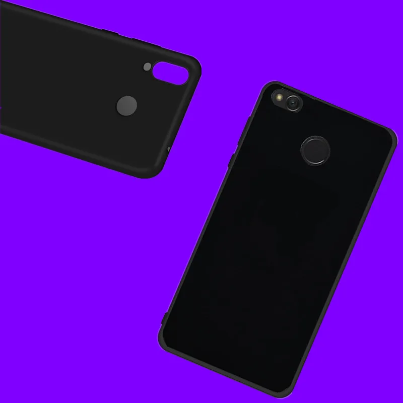 Для Xiaomi mi A1 5X случай роскошь силиконовой простой сплошной цвет Бизнес тонкие