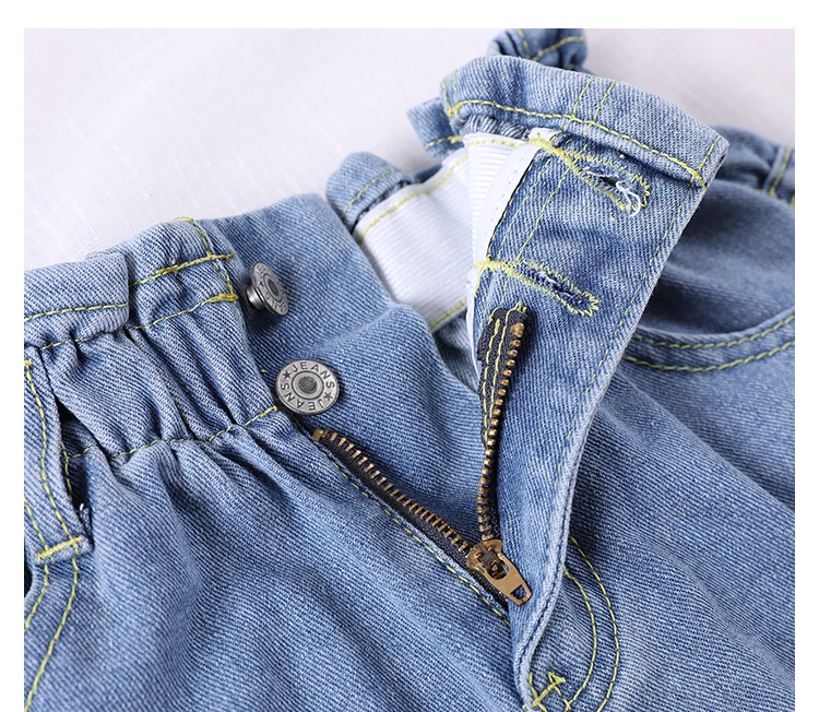 S-5XL Korean Women's Shorts Plus Size Elastic High Waist Denim Shorts Women Loose Crimping Jean Shorts Summer Short Pants Women