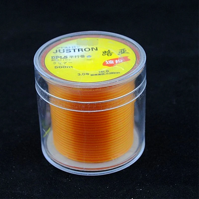 

500m colored nylon fishing line double color yellow red circle fish line No.2/2.5/3/3.5/4/5/6/7/8 rock fishing line sea water