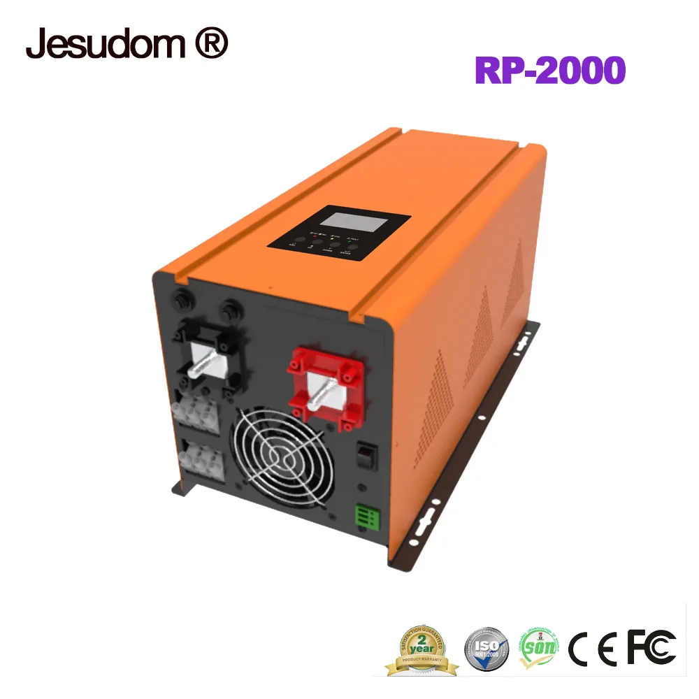 Инвертор 2 кВт 2000 Вт Синусоидальная волна с зарядным устройством переменного