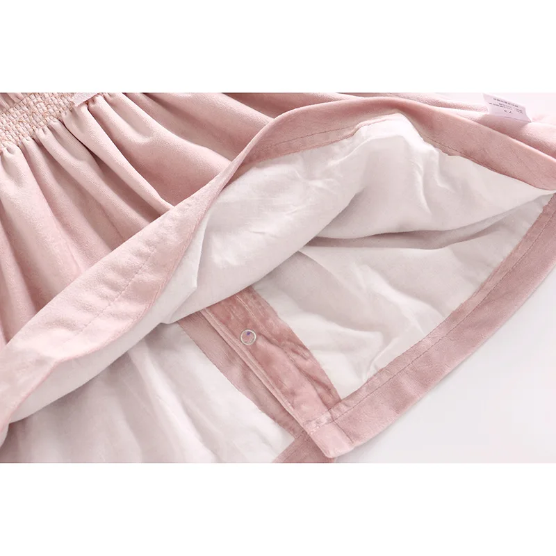 Spring 2019 Pink Red Gold Velvet Princess Baby Girls Dress Toddler Girl Dresses Christmas Kids for | Детская одежда и обувь