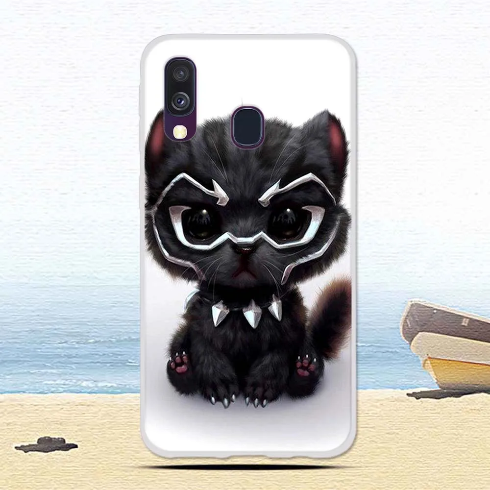 Мягкий силиконовый чехол из ТПУ для samsung Galaxy A40 A 40 с милым рисунком, защитный чехол s, чехол для корпуса телефона, Fundas Coque - Цвет: 35