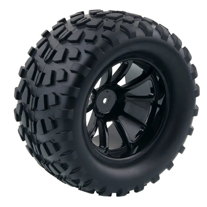 2 шт. дикий Monster Truck Покрышки обод колеса для 1/10 hex концентраторы 12 мм Весы RC