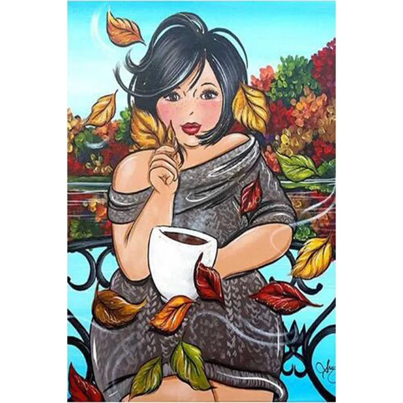 100% 5D diy Daimond Painting 3D beauty woman diamond painting rhinestones embroidery &quotColor painting&quot TF2030 | Дом и сад