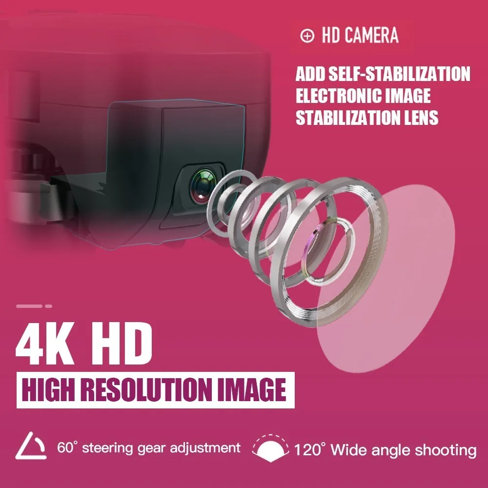 Радиоуправляемый Дрон X193 gps Дроны с 4 K Ультра четкая камера бесщеточный селфи