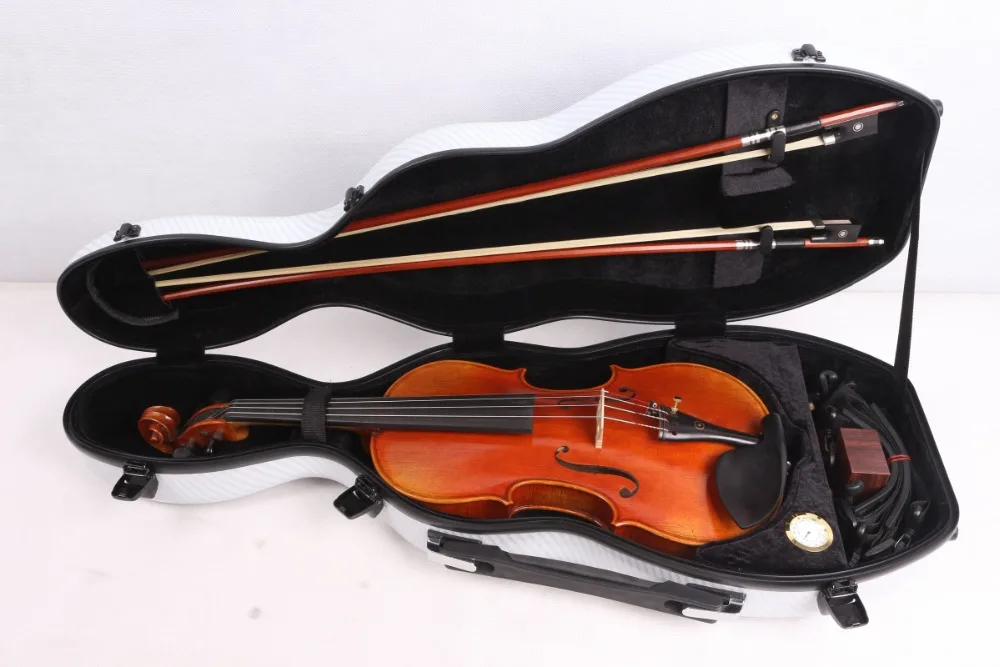 Чехол для скрипки 4/4 Жесткий прочный светильник из углеродного волокна Поддержка