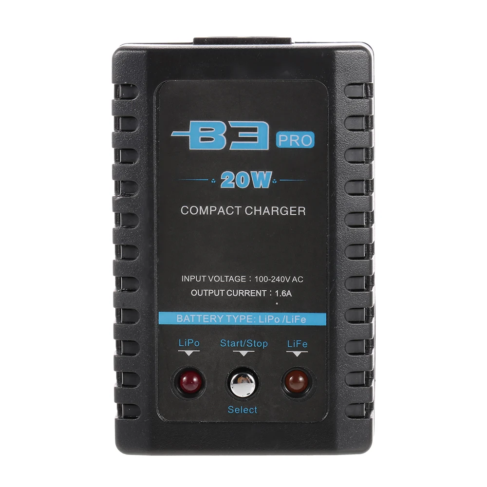 Компактное балансирующее зарядное устройство B3 PRO 20 Вт 2S 3S для LiFe Lipo Battery RC Drone