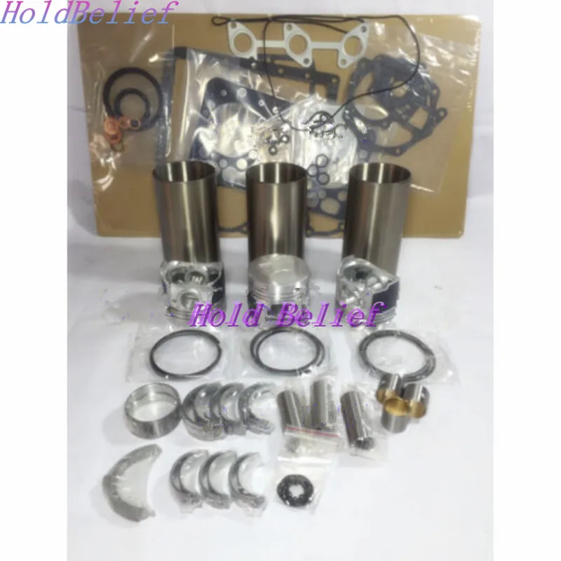 

Комплект для ремонта двигателя KX41-3 экскаватора Kubota BX24 BX25