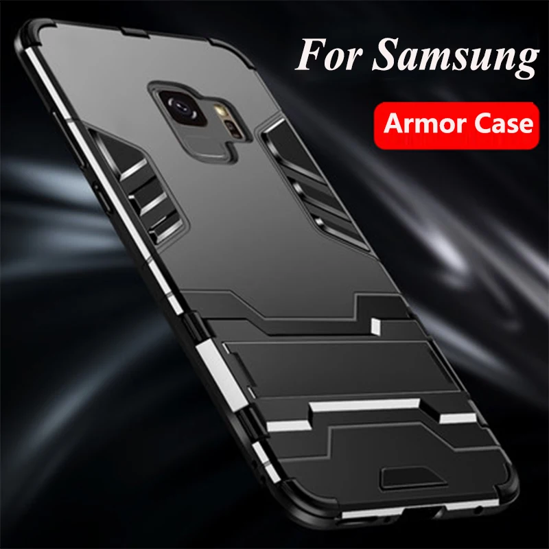 Тонкий армированный чехол PDGB из ТПУ подставка для Samsung Galaxy S8 S9 S10 Plus A30 A20 A40 A50 A70 j1 j3