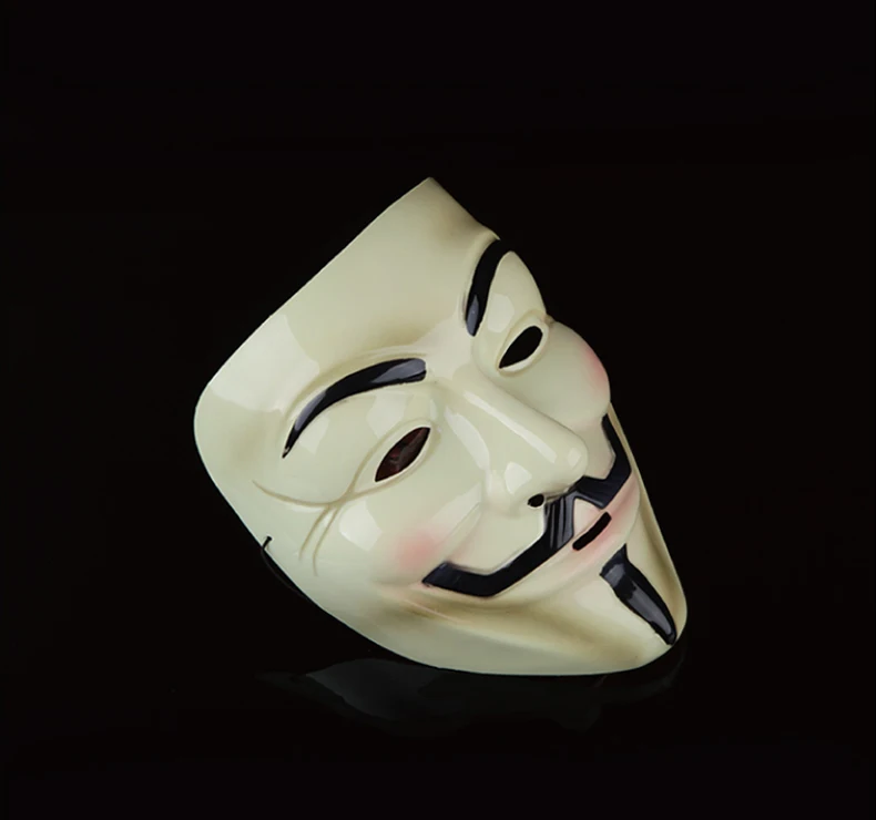 1 предмет Новинка V for Vendetta маска Хэллоуин вечерние анонимные Гай Фокс нарядное