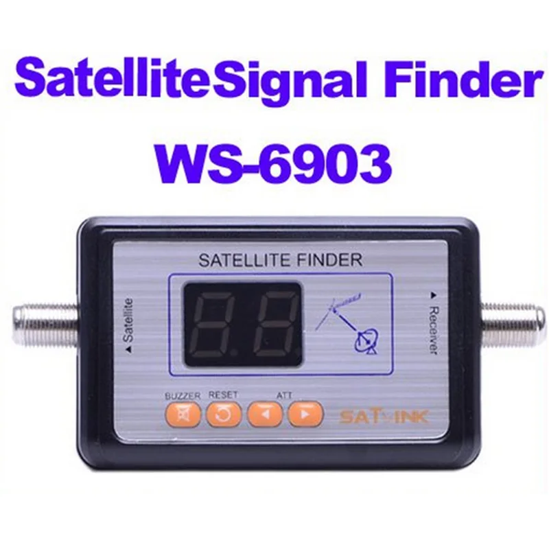 Satlink WS-6903 цифровой показано спутниковый искатель метр бесплатная доставка с