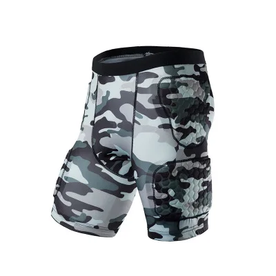 Camouflage Защита бедра спорта скейтборда шорты для сноубординга Для мужчин Катание на коньках Баскетбол ботинки для оснащения Для мужчин футболка для катания на сноуборде кататься на коньках защиты пятки; в стиле хип-хоп - Цвет: Camouflage