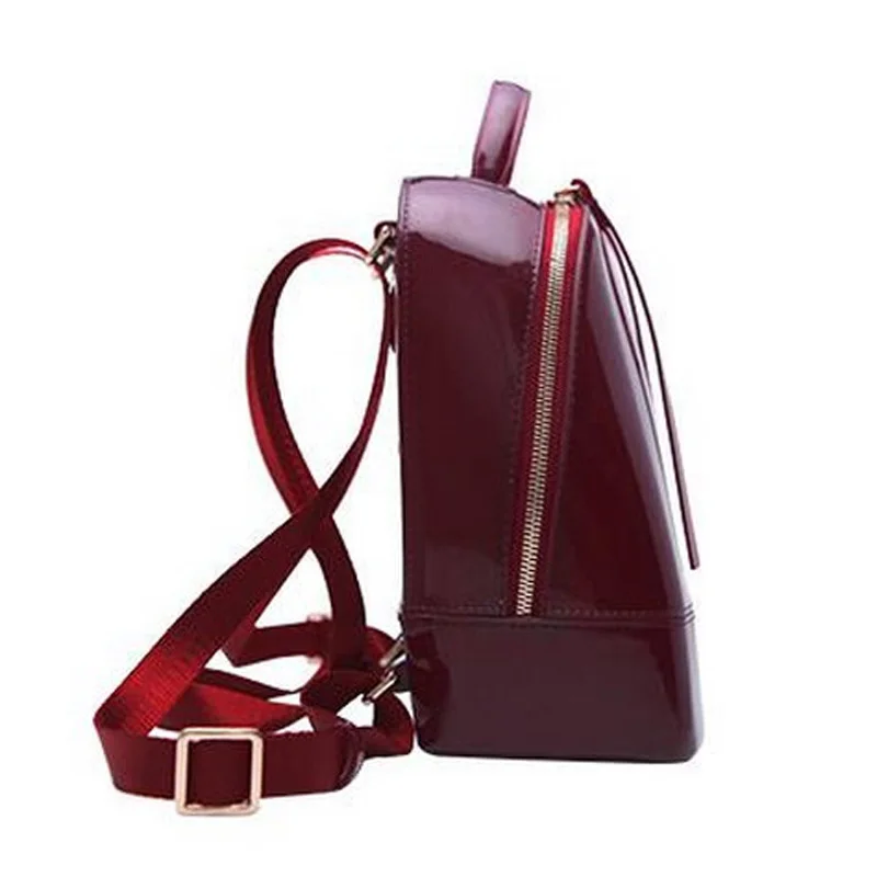 2019 летние силиконовые Милые яркие цвета женские пляжные рюкзаки на молнии