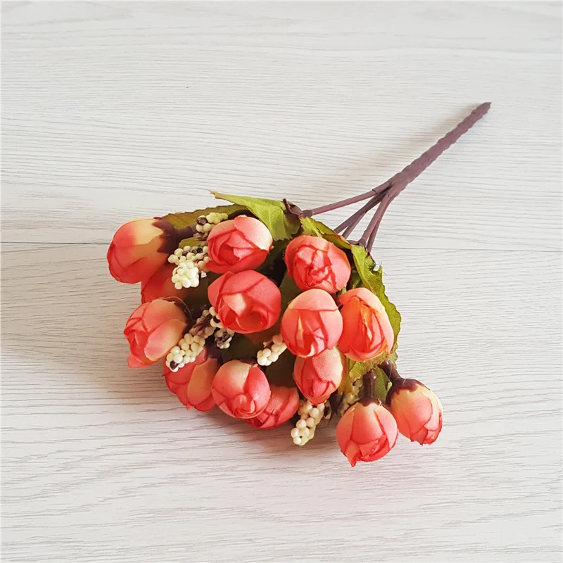 Искусственные розы для свадьбы/осени украшение на Рождество/дом искусственные