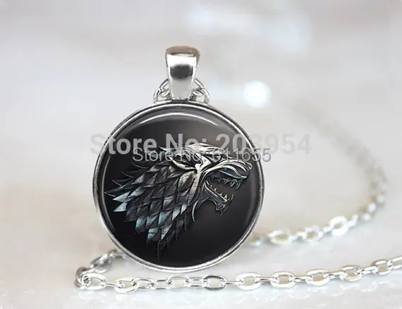 Американская драма Игра престолов 1 шт./лот ожерелье Дом Старк зимняя подвеска с