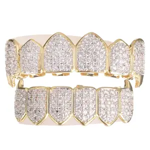 Зубцы с золотым покрытием, высокое качество, золото