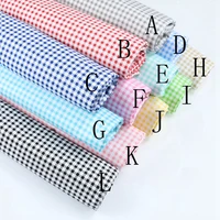 delicate 0 5cm gingham checked 100 cotton fabric quilting fabric clothes home textile bedding sewing doll cloth diy a67