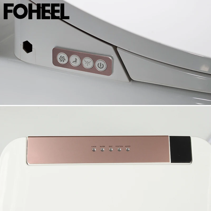 FOHEEL розовое золото умное сиденье для унитаза электронное биде чистое сухое