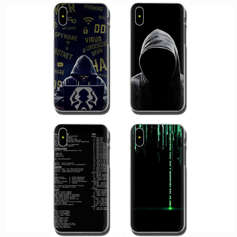 Футляр для телефона Fashion Matrix Code Hard Phone Cover Case для iPhone SE 2020 5 5S 5C 6 6S Plus 7 8 X XS XR 11 Pro Max.