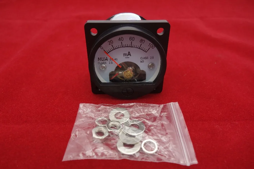 1 шт. Аналоговый амперметр 0 100 мА|dia|dia dia |