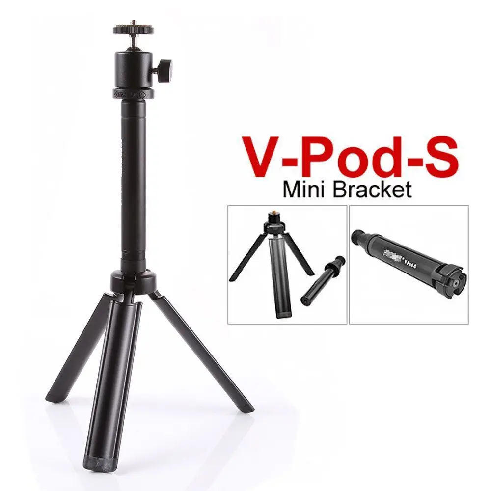 FOTOMATE V-Pod-S легкий Регулируемый мини-штатив Складная шаровая Головка Кронштейн для