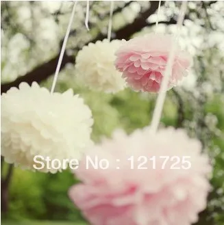 

Оптовая продажа 100 шт 12 "(30 см) папиросная бумага Pom Poms Свадебная вечеринка Декор Ремесло фестиваль украшения