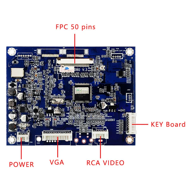 ZJ050NA 08C ЖК экран 5 дюймов 640x480 панель дисплея с VGA AV управления KYV N2 V6|ЖК-экраны и