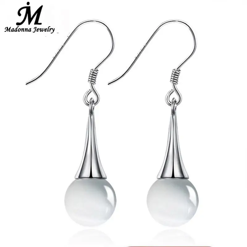 Новые Романтические серьги-подвески из искусственного камня для женщин крупные