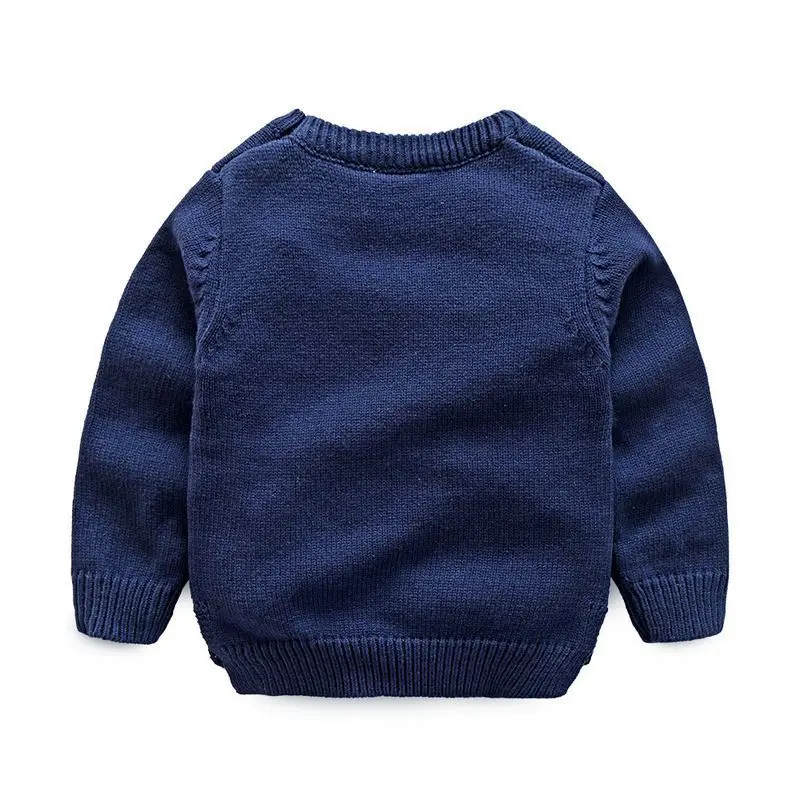 Детский жаккардовый свитер с длинным рукавом на осень/зиму|sweater for kids|baby sweater boywinter - Фото №1