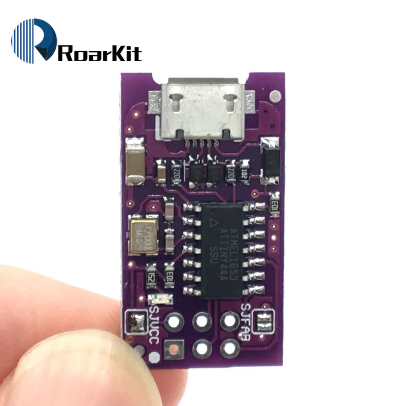 Микро usb 5 в крошечная AVR ISP ATtiny44 ATTiny45 ATTiny85 USBTinyISP программатор модуль для Arduino IDE