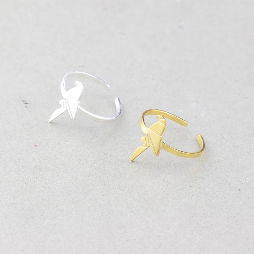 Оптовая продажа 10 шт. высокое качество оригами попугай очарование Кольца