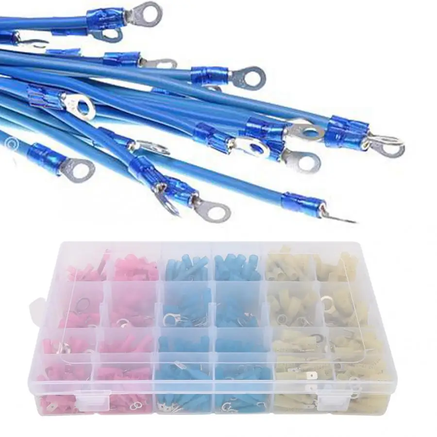 480 шт. термоусадочные клеммы для проводов комплект термоусадочных соединителей