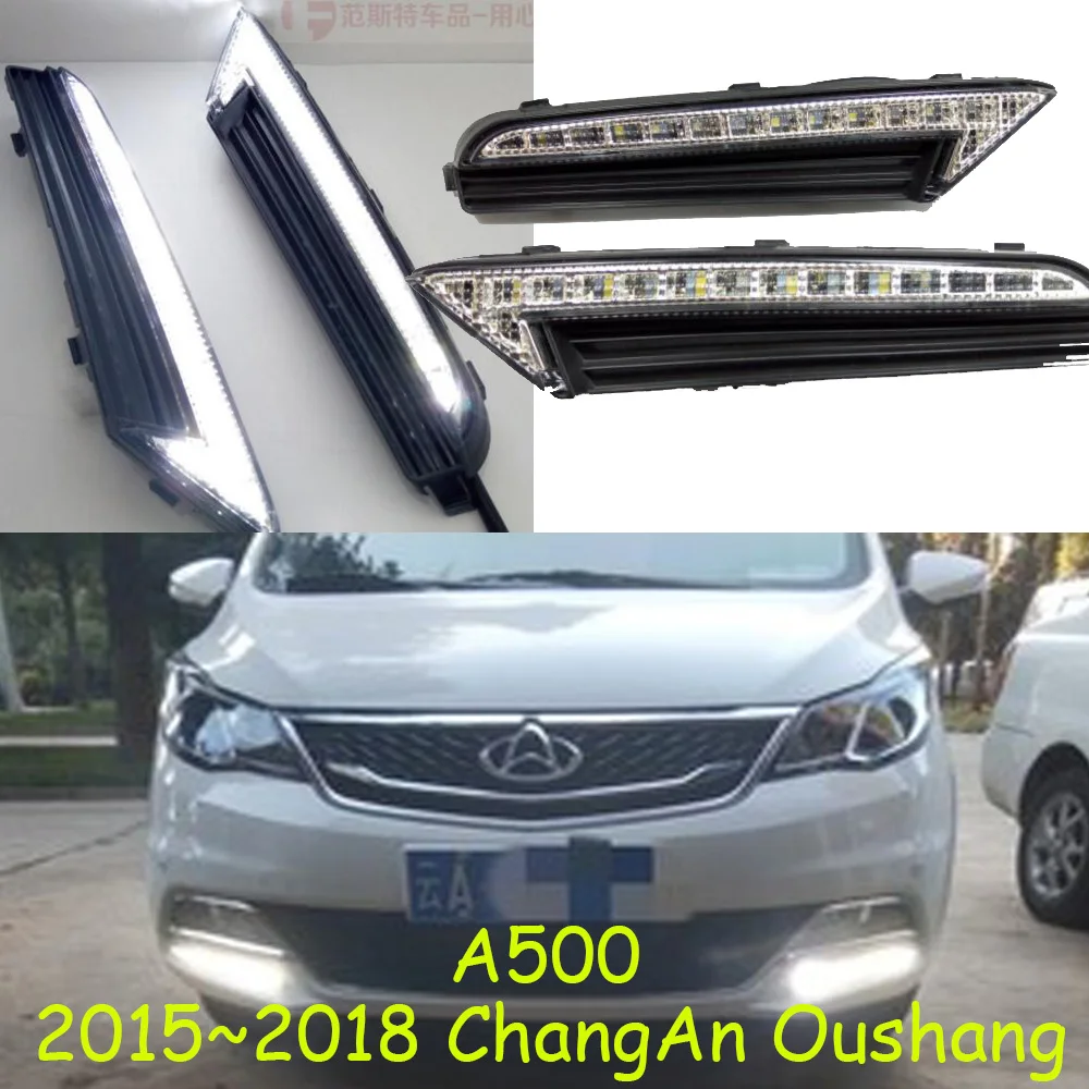 Видео бампер для дневсветильник ChangAn автомобильные аксессуары Ou shang A500 2015 ~ 2018/A800