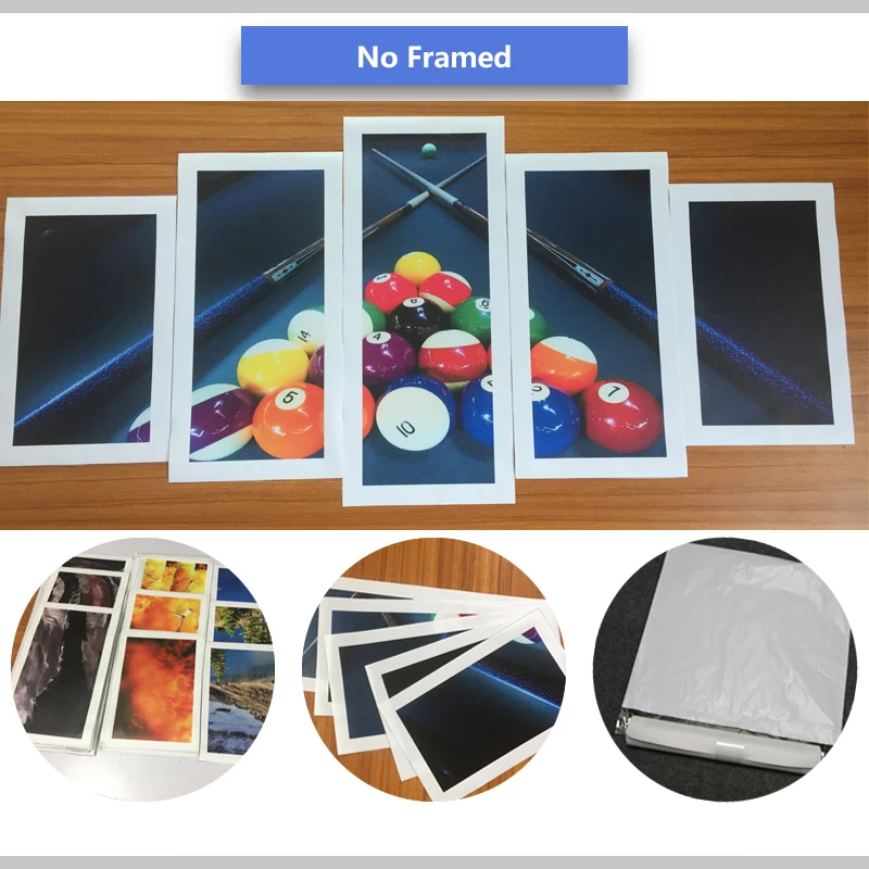 HD печать 5 шт Холст Искусство Арнольд Шварценеггер завоевывает черный белый