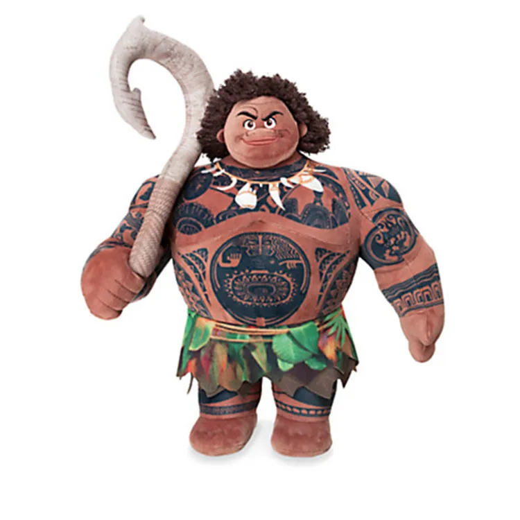 Type 2 Moana Princess Maui Chief плюшевая игрушка милая мягкая плюшевая кукла игрушки Рождественский подарок для детей - Цвет: Type 2