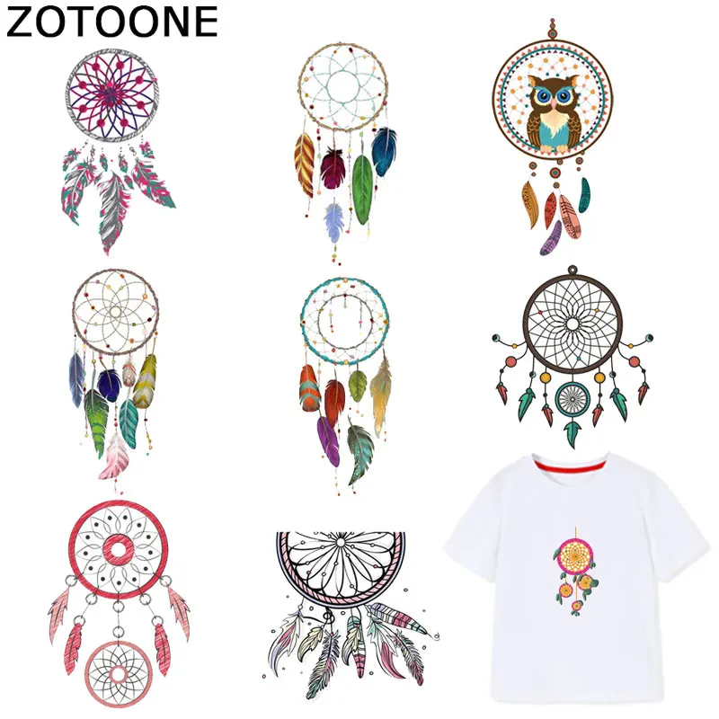 ZOTOONE патчи для Ловца снов утюжок переноса одежды футболка термопечать цветная