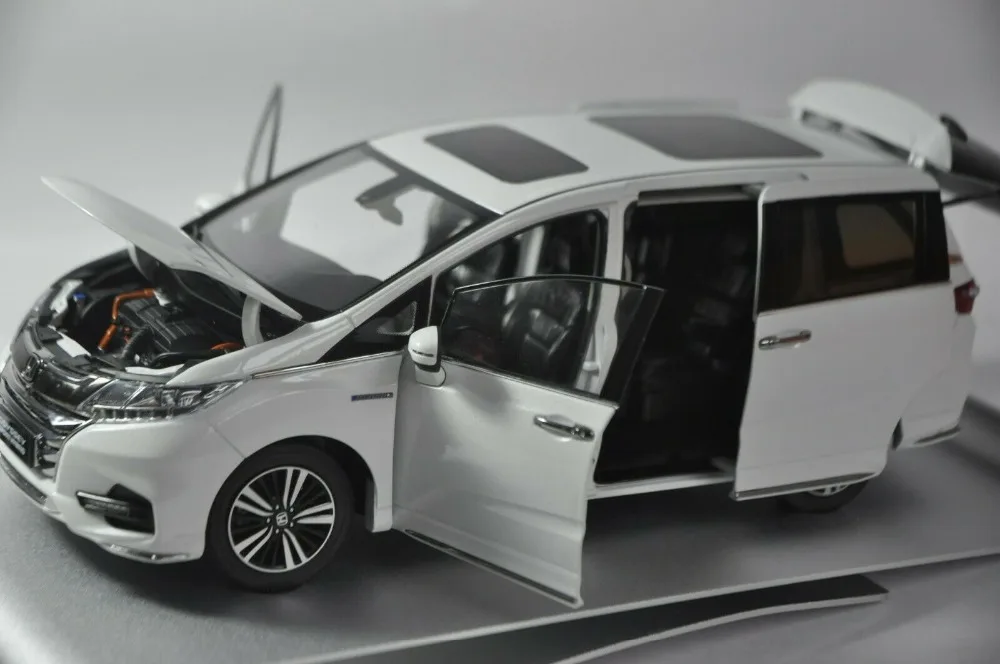 1:18 литая модель для Honda Odyssey Sport Hybrid 2019 белый MPV сплав игрушечный автомобиль