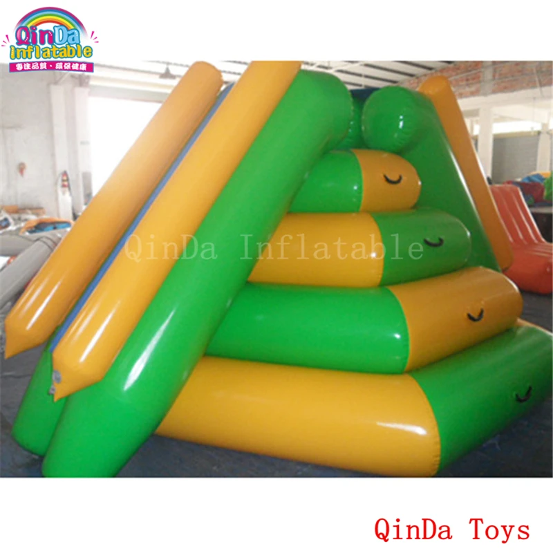 Китайский поставщик заводская цена плавающая водная горка 2 полосы надувная для