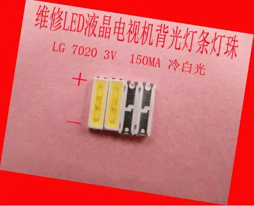 150 шт./лот для ремонта LG Toshiba Sharp LCD TV светодиодная подсветка лампа SMD светодиоды 3V