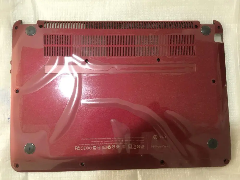 Новинка для hp ENVY 4 ENVY4-1008 ENVY4-1040 TPN-C102 ноутбука база нижняя чехол Крышка красные, черные - Цвет: red