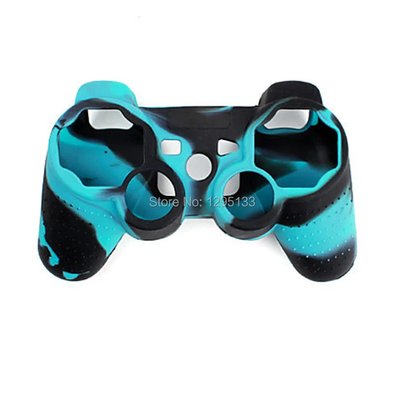 Камуфляжный Силиконовый чехол кожного покрова для PS3 Playstation 3 контроллер Dualshock